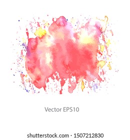 colorful watercolor background. vector background