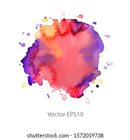 colorful watercolor background. vector background