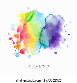 colorful watercolor background. vector background