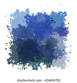 Colorful watercolor background. Watercolor vector texture, stains, splatter, splash.