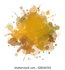 Colorful watercolor background. Watercolor vector texture, stains, splatter, splash.