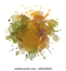 Colorful watercolor background. Watercolor vector texture, stains, splatter, splash.