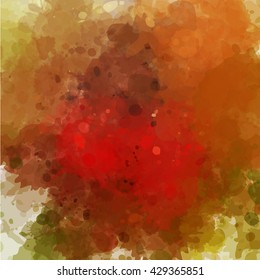 Colorful watercolor background. Watercolor vector texture, stains, splatter, splash.