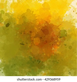 Colorful watercolor background. Watercolor vector texture, stains, splatter, splash.