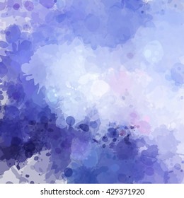 Colorful watercolor background. Watercolor vector texture, stains, splatter, splash.