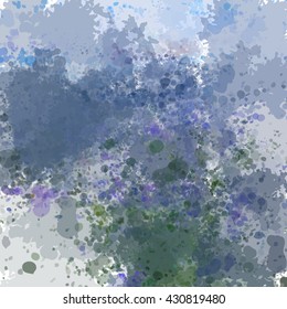Colorful watercolor background. Watercolor vector texture, stains, splatter, splash.