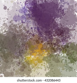 Colorful watercolor background. Watercolor vector texture, stains, splatter, splash.