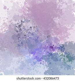 Colorful watercolor background. Watercolor vector texture, stains, splatter, splash.