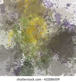 Colorful watercolor background. Watercolor vector texture, stains, splatter, splash.