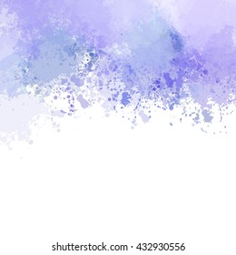 Colorful watercolor background. Watercolor vector texture, stains, splatter, splash.