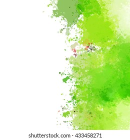 Colorful watercolor background. Watercolor vector texture, stains, splatter, splash.