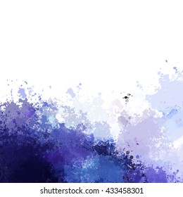 Colorful watercolor background. Watercolor vector texture, stains, splatter, splash.