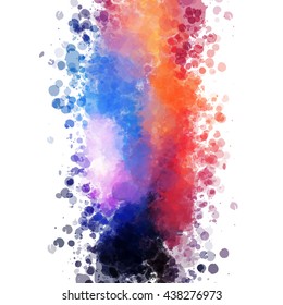 Colorful watercolor background. Watercolor vector texture, stains, splatter, splash.
