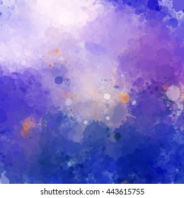 Colorful watercolor background. Watercolor vector texture, stains, splatter, splash.