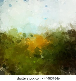 Colorful watercolor background. Watercolor vector texture, stains, splatter, splash.