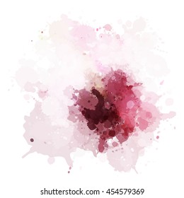 Colorful watercolor background. Watercolor vector texture, stains, splatter, splash.