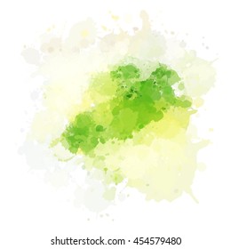 Colorful watercolor background. Watercolor vector texture, stains, splatter, splash.