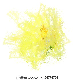 Colorful watercolor background. Watercolor vector texture, stains, splatter, splash.
