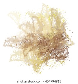 Colorful watercolor background. Watercolor vector texture, stains, splatter, splash.