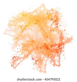 Colorful watercolor background. Watercolor vector texture, stains, splatter, splash.