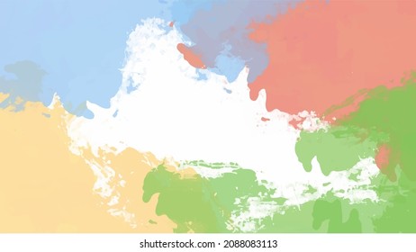 Colorful watercolor background for your design, watercolor background concept, vector.