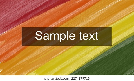 Colorful watercolor banner template background with stripes