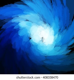 Colorful watercolor blots and splashes on a dark background. A simple element of design for creation of more difficult ideas.