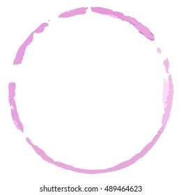Colorful watercolor circle vector