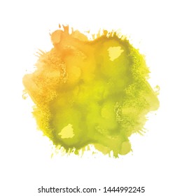 Colorful watercolor splash. Abstract background.