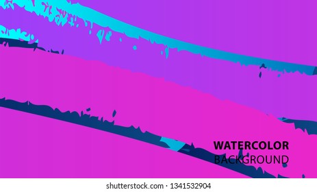 Colorful watercolor splash background design Vector