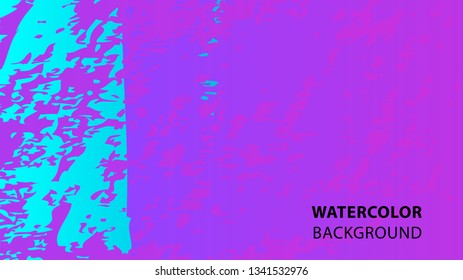 Colorful watercolor splash background design Vector