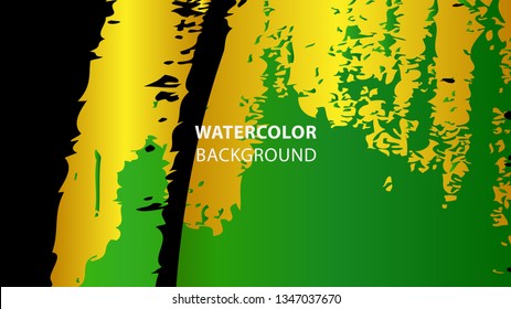 Colorful watercolor splash background design Vector