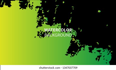 Colorful watercolor splash background design Vector