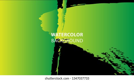 Colorful watercolor splash background design Vector