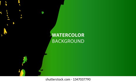 Colorful watercolor splash background design Vector