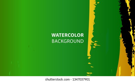 Colorful watercolor splash background design Vector