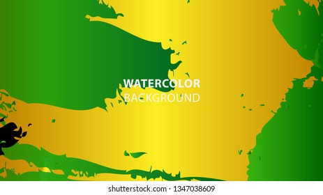 Colorful watercolor splash background design Vector