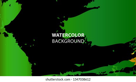 Colorful watercolor splash background design Vector