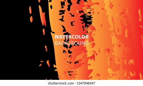 Colorful watercolor splash background design Vector