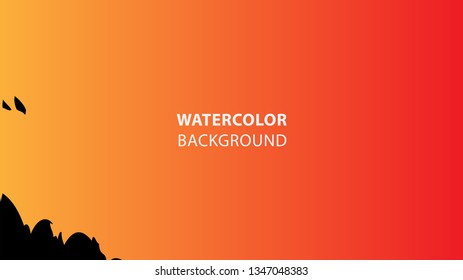 Colorful watercolor splash background design Vector
