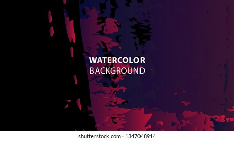 Colorful watercolor splash background design Vector