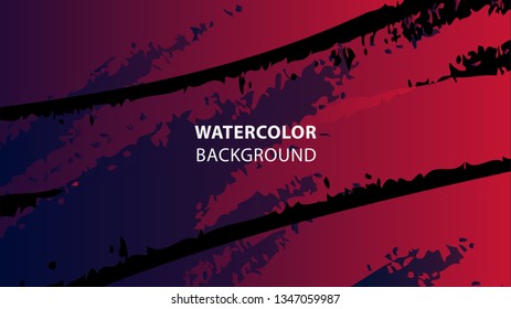 Colorful watercolor splash background design Vector