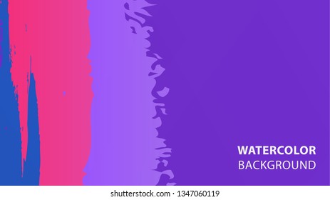 Colorful watercolor splash background design Vector