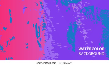 Colorful watercolor splash background design Vector