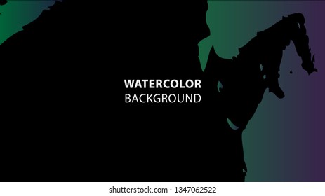Colorful watercolor splash background design Vector
