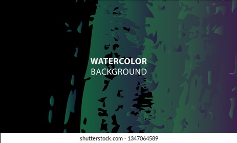 Colorful watercolor splash background design Vector