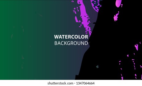 Colorful watercolor splash background design Vector