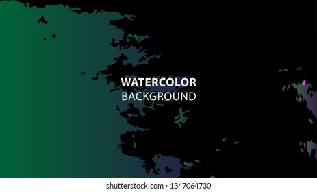 Colorful watercolor splash background design Vector