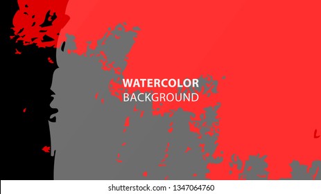Colorful watercolor splash background design Vector