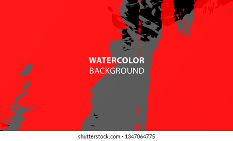 Colorful watercolor splash background design Vector